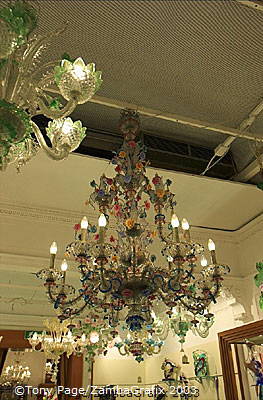 Murano glass chandelier