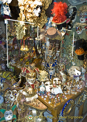 Venetian mask shop