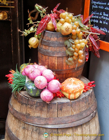 A decorative restaurant entrance