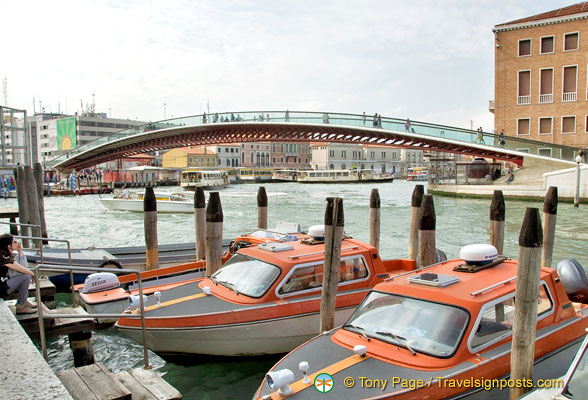 View of Ponte della Costituzione - Constitution Bridge