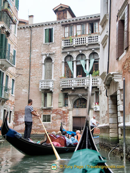 View of a fabulous canal home