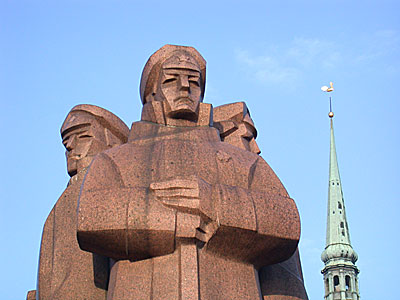 Heroic memorial in Strelniekulaukums, Riga