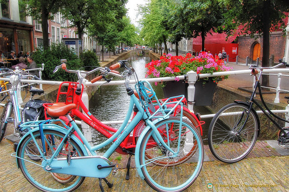 Canal view in Delft