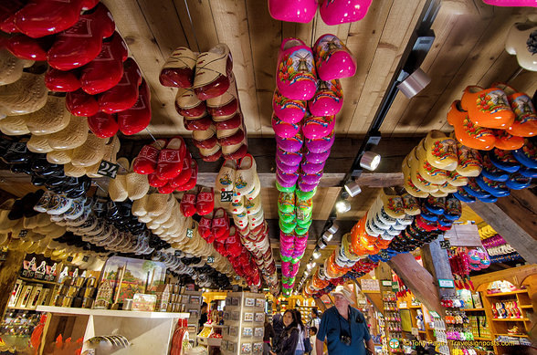 Beautifully coloured clogs