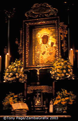 Black Madonna at the Jasna Gora Monastery