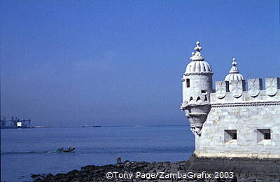 Belem Tower - a ceremonial gateway to Lisbon