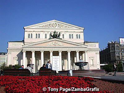 Bolshoi Theatre, home to The Bolshoi Ballet, was opened in 1780