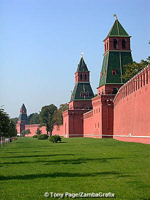 Kremlin walls and towers