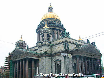 St. Isaac's Cathedral - under refurbishment