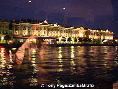 View of St Petersburg from the Neva river