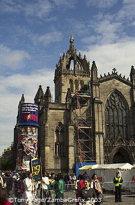 St Giles is the High Kirk of Edinburgh and is regarded as the mother church of Presbyterianism. It also contains the Chapel of t