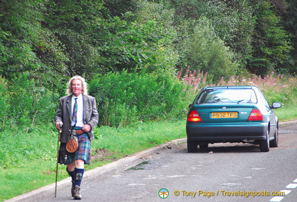 Perhaps a walker on the Great Glen Way