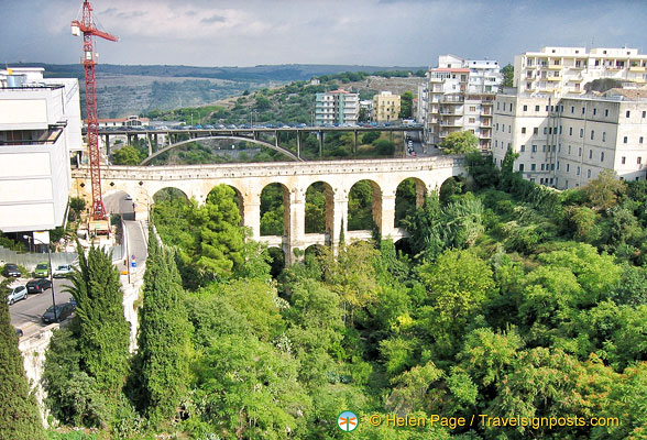 Bridge of the Capuchin links lower and upper Ragusa