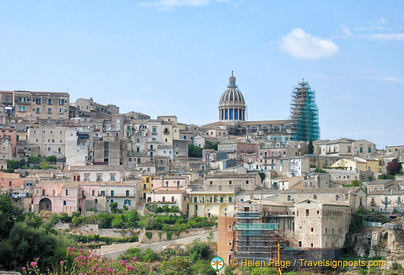 Looking back at Ragusa Ibla