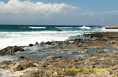 The coastline at Sferracavallo