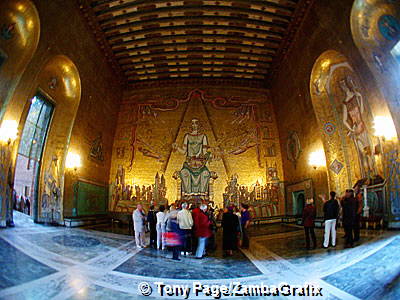 The Gold Room, City Hall, Stockholm