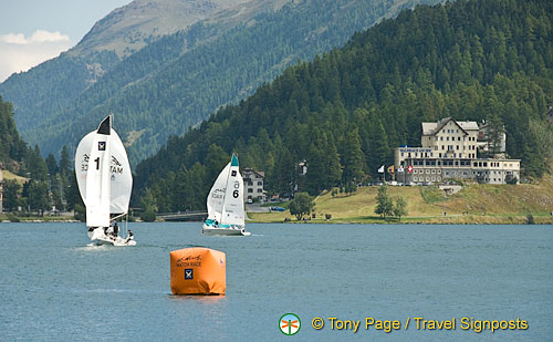 Lake walk, St Moritz