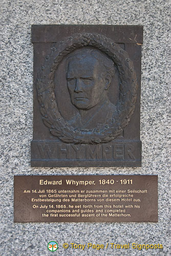 Memorial to Edward Whymper