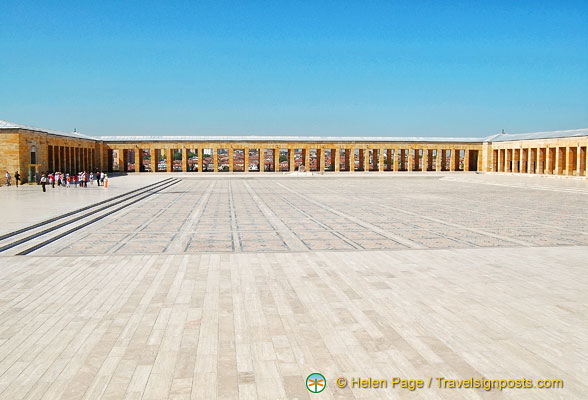 Ceremonial courtyard of Anitkabir