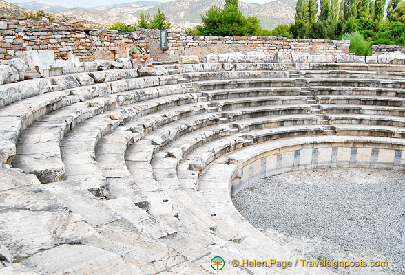 The Odeon was also used as a Bouleuterion or town hall