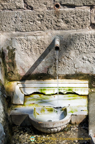 Spring water at Asklepieion