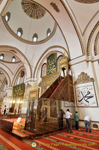 View of the minbar