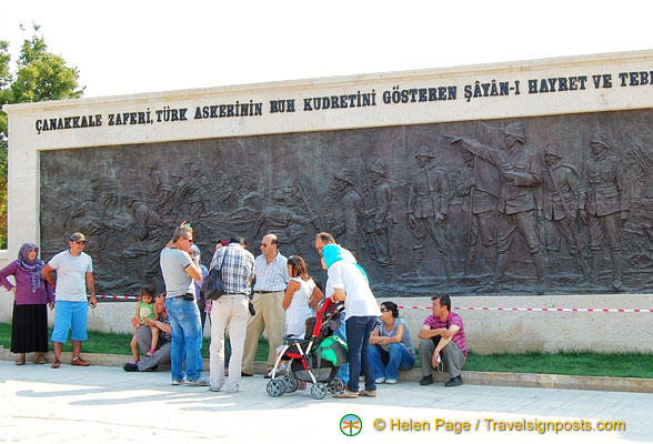 A memorial to the Turkish military spirit and might