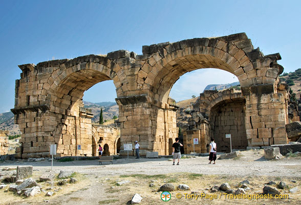 The Basilica Bath was converted into a church around 6th century AD