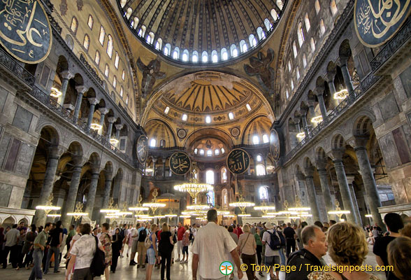 Inside Hagia Sophia