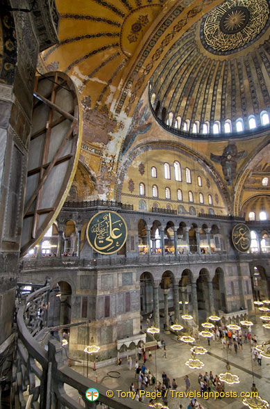 Inside Hagia Sophia