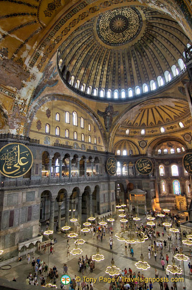 Inside Hagia Sophia