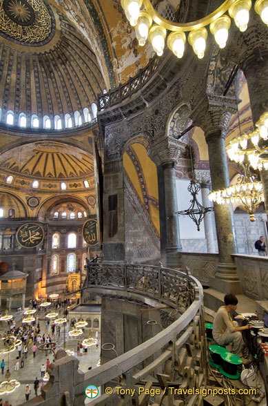 Inside Hagia Sophia