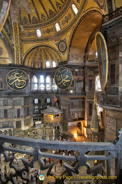 Inside Hagia Sophia