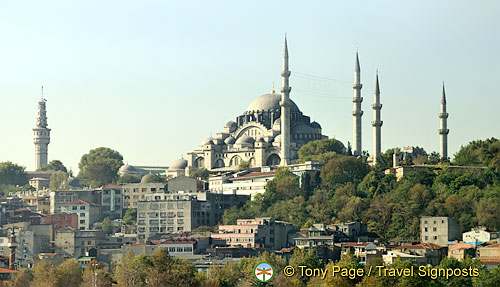 Around Sultan Ahmet, the Blue Mosque and Hagia Sofia, Istanbul, Turkey