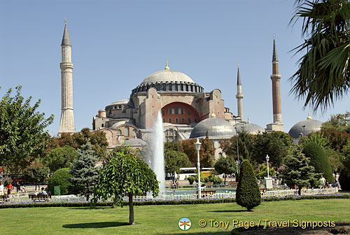 Around Sultan Ahmet, the Blue Mosque and Hagia Sofia, Istanbul, Turkey