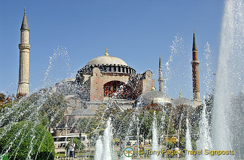 Around Sultan Ahmet, the Blue Mosque and Hagia Sofia, Istanbul, Turkey