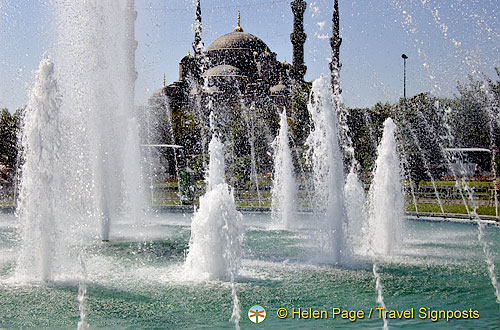 Around Sultan Ahmet, the Blue Mosque and Hagia Sofia, Istanbul, Turkey