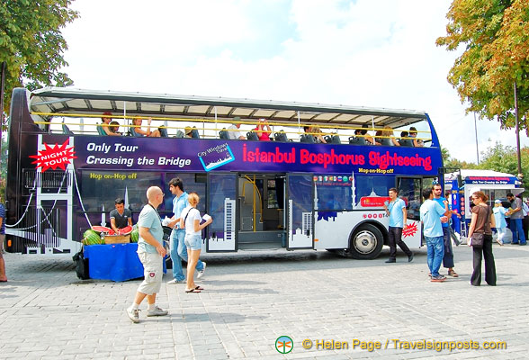 Istanbul Bosphorus Sightseeing bus