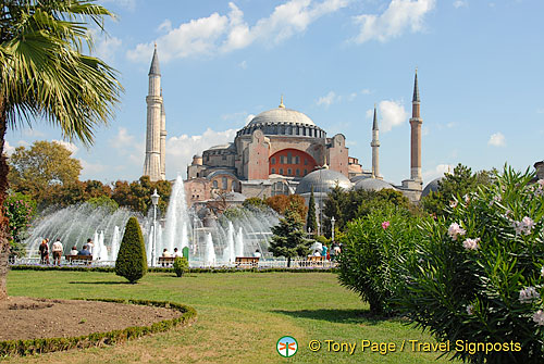 View towards Hagia Sophia