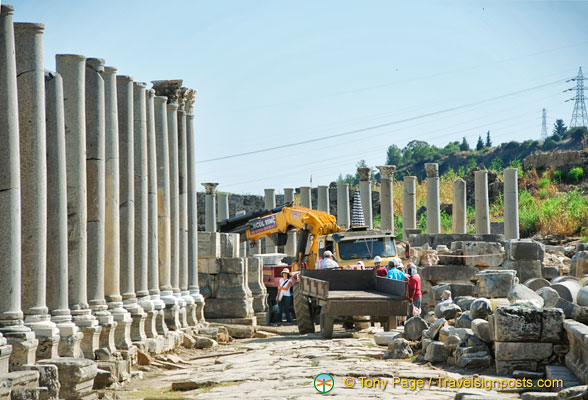 Reconstruction works by the Istanbul University