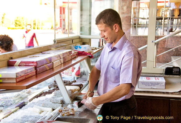 Lokum or Turkish delight shop