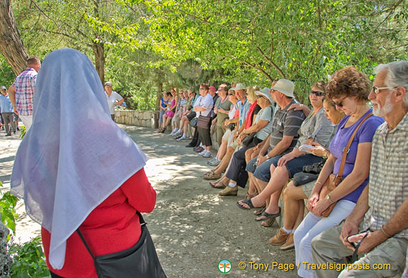 Waiting to visit the House of Virgin Mary 