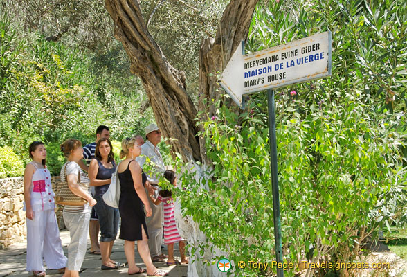 Signpost for Mary's House