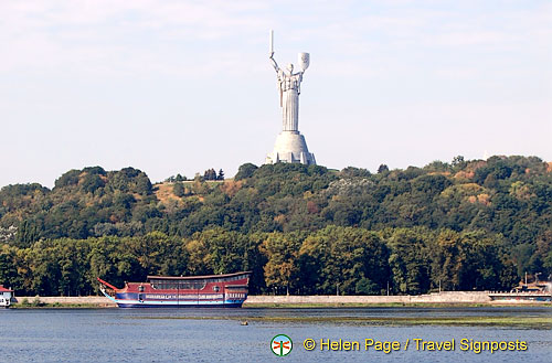 Arriving in Kyiv (Kiev) by river