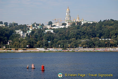 Arriving in Kyiv (Kiev) by river