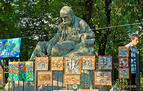 St Andrew's Descent and Flea Market, Kyiv (Kiev)