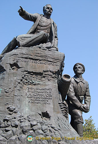 Malakoff Hill: Monument to Admiral Kornilov