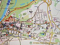 City map of Melk