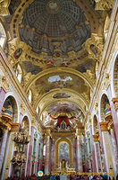 Nave and altar of Jesuitenkirche