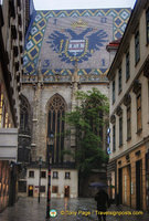 View of Stephansdom roof